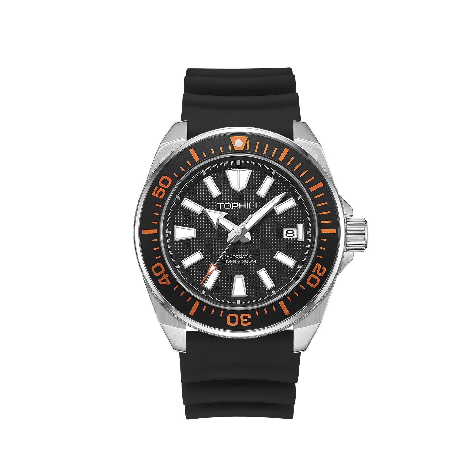 TOPHILL Sports Diving Watch 300M Waterproof Super Luminous 43.5Mm Big Dial Automatic Mechanical Men'S Wristwatch Sapphire Mirror