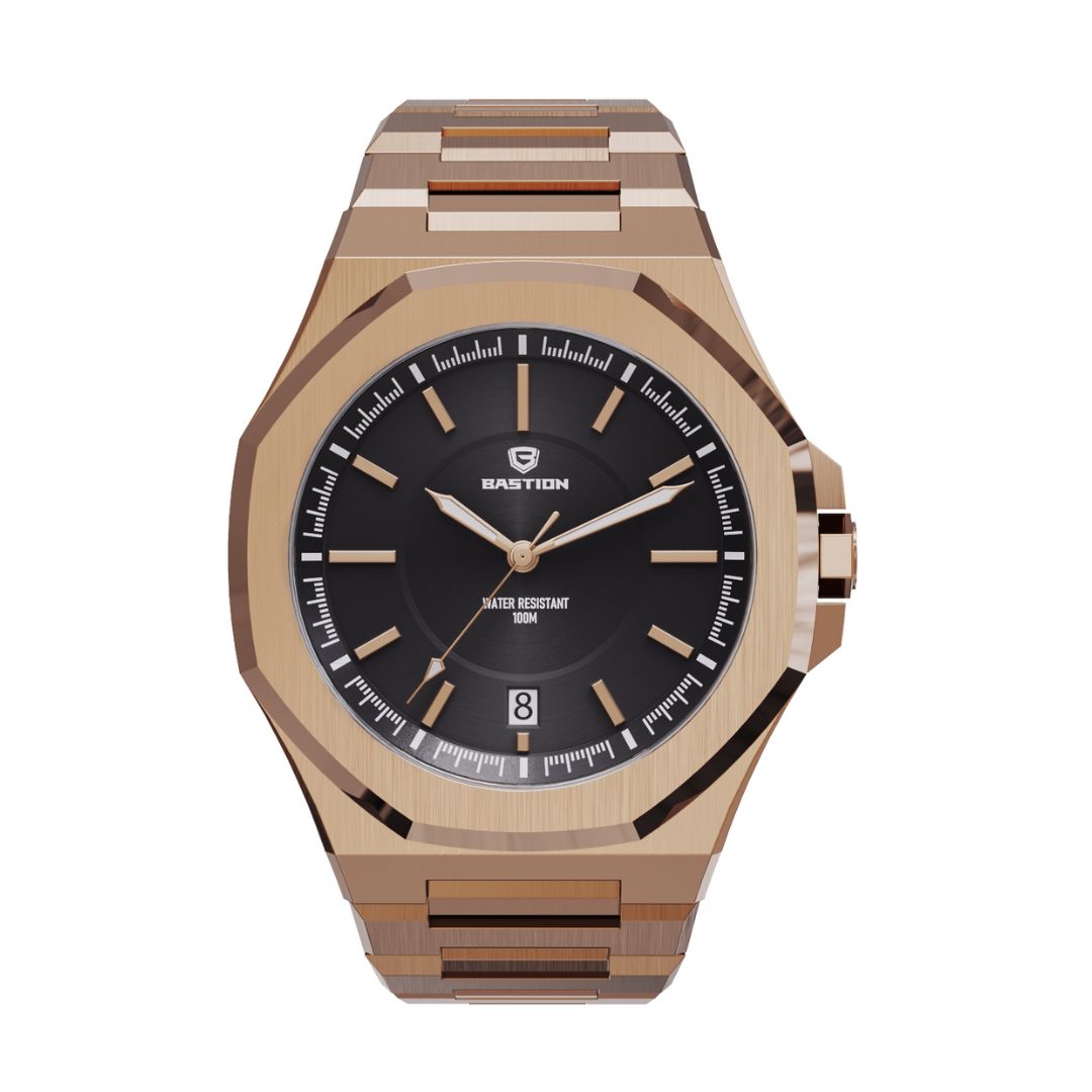 NOMAD - STAINLESS STEEL AUTOMATIC 42MM WATCH, WATERPROOF 10ATM (100m)