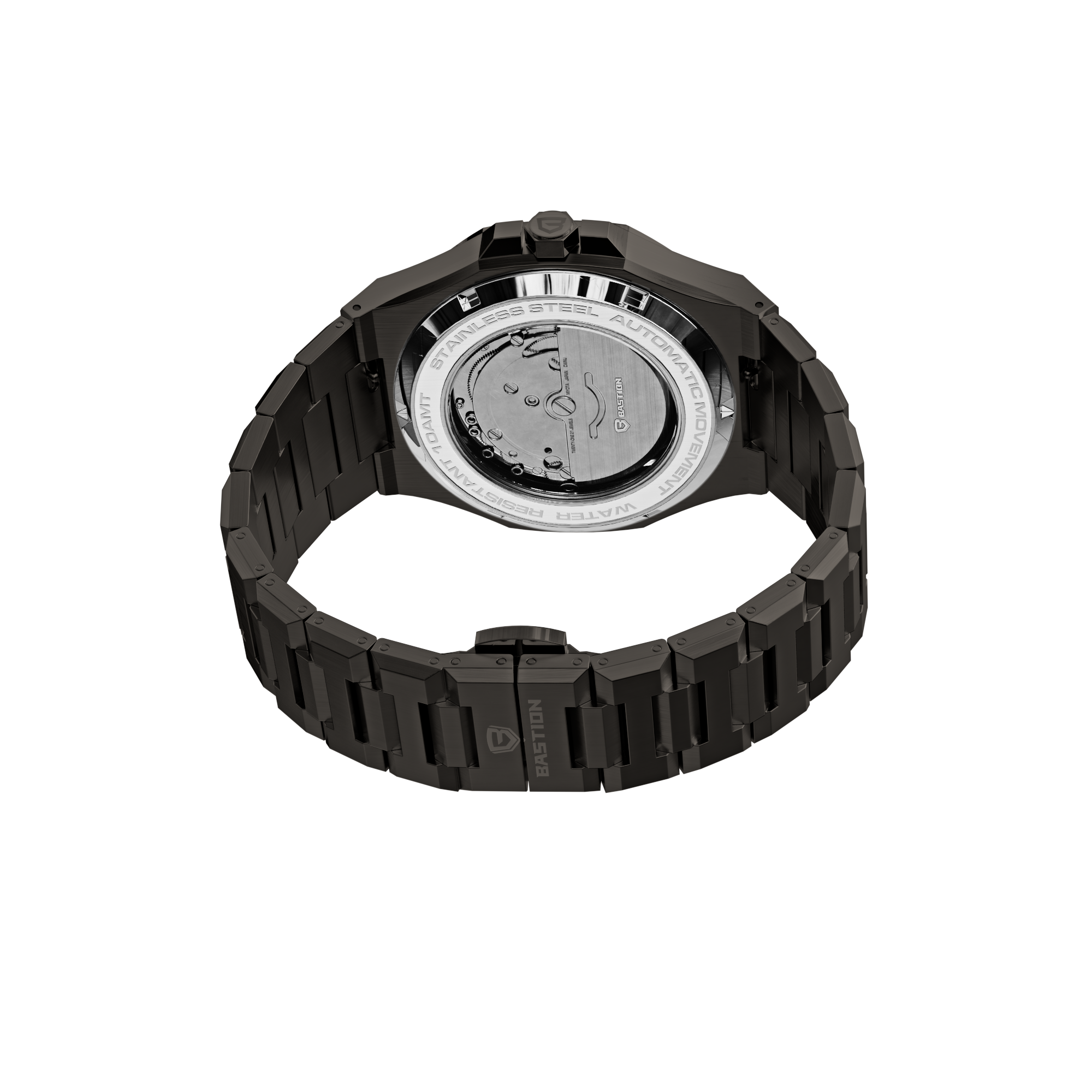 NOMAD - STAINLESS STEEL AUTOMATIC 42MM WATCH, WATERPROOF 10ATM (100m)