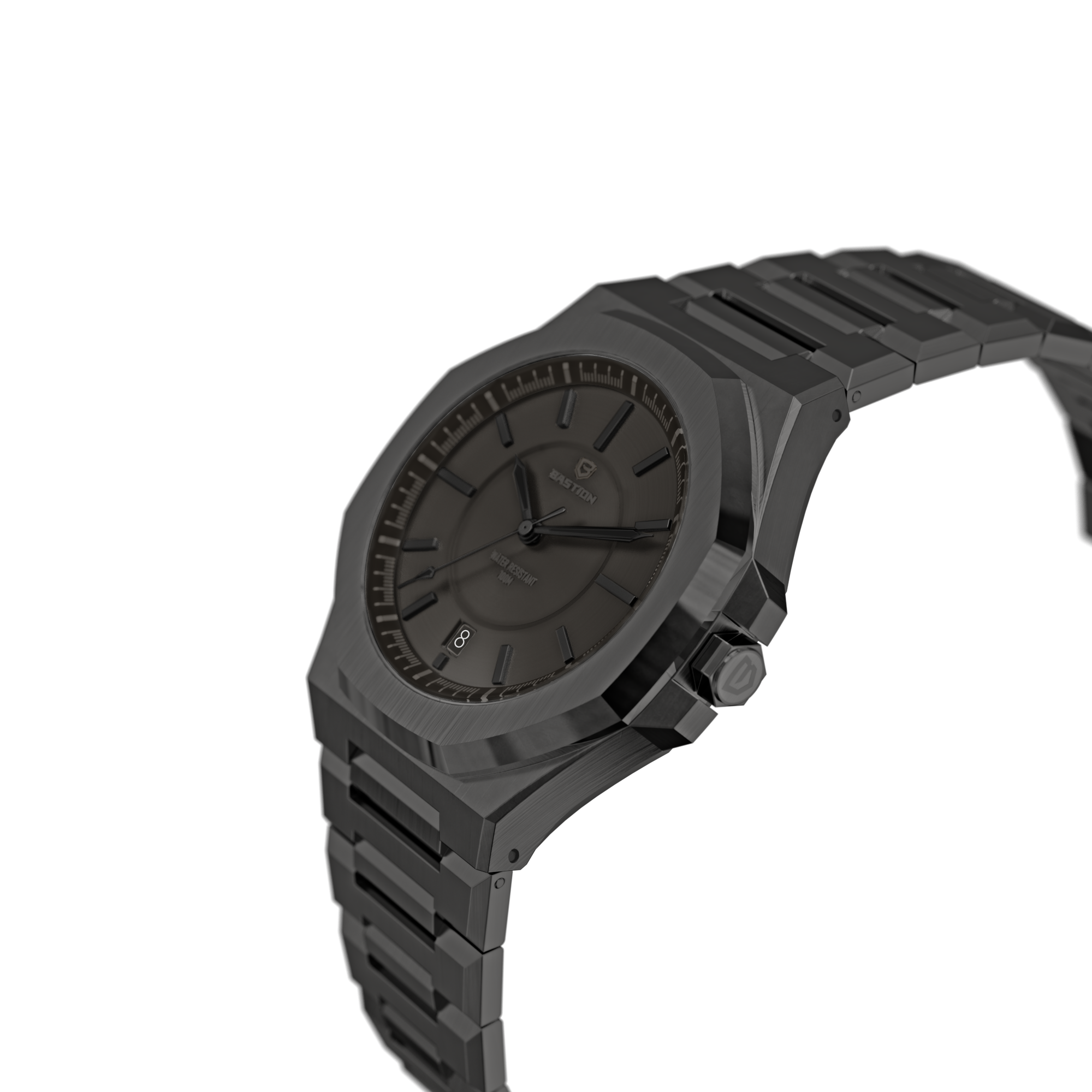 NOMAD - STAINLESS STEEL AUTOMATIC 42MM WATCH, WATERPROOF 10ATM (100m)