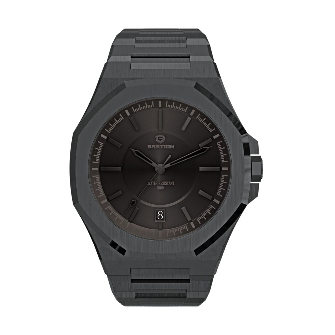 NOMAD - STAINLESS STEEL AUTOMATIC 42MM WATCH, WATERPROOF 10ATM (100m)