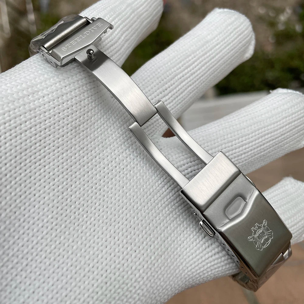 STEELDIVE SD1953J NH35A Ceramic Bezel Men'S Automatic Watch Kanagawa Waves Aseptic Dial Diving Watches Men C3 Luminous