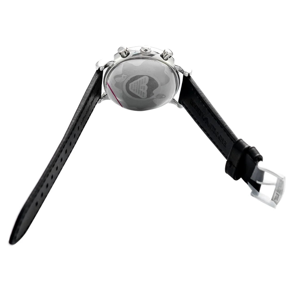 Classic Leather Chronograph Mens Watch AR1828