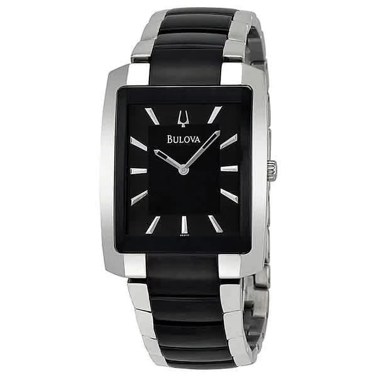 Dress Black Dial Two-Tone Men'S Watch 98A117