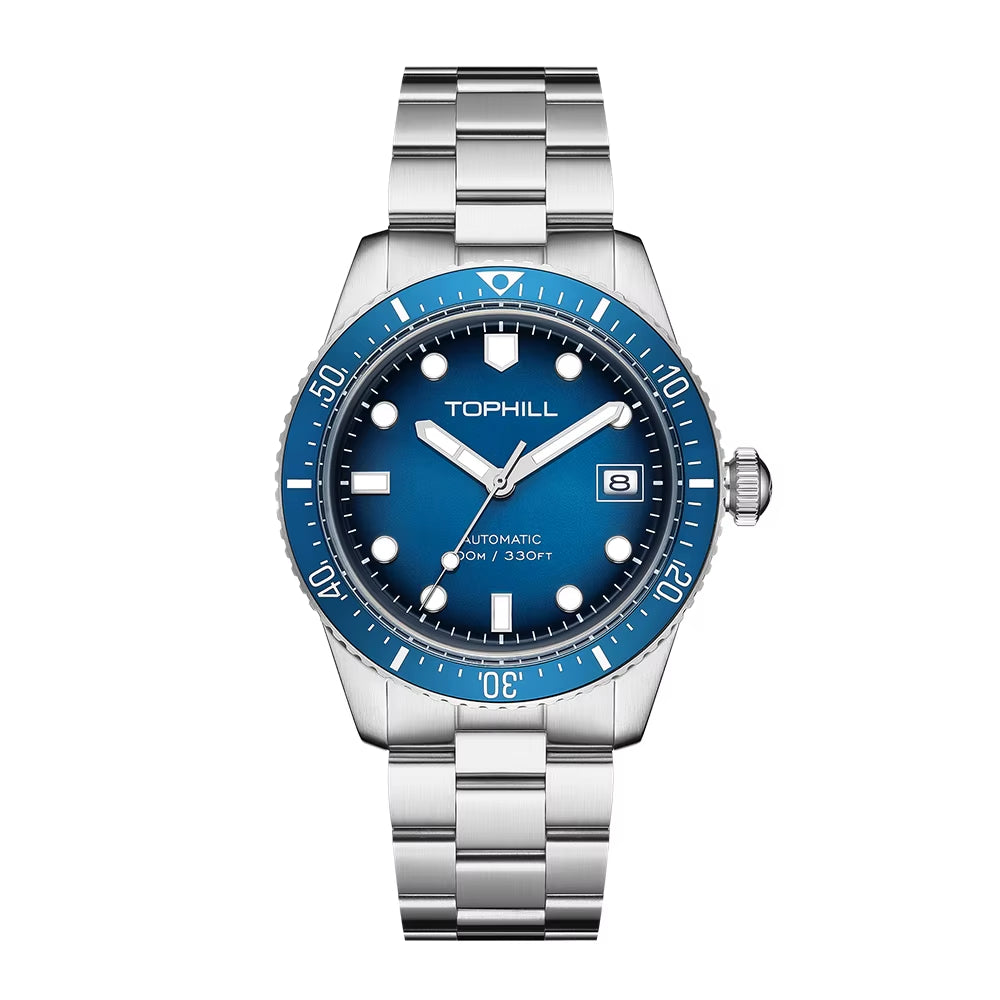 TOPHILL Watches Business Automatic Movement NH35 Mechanical Watches 10Bar Waterproof