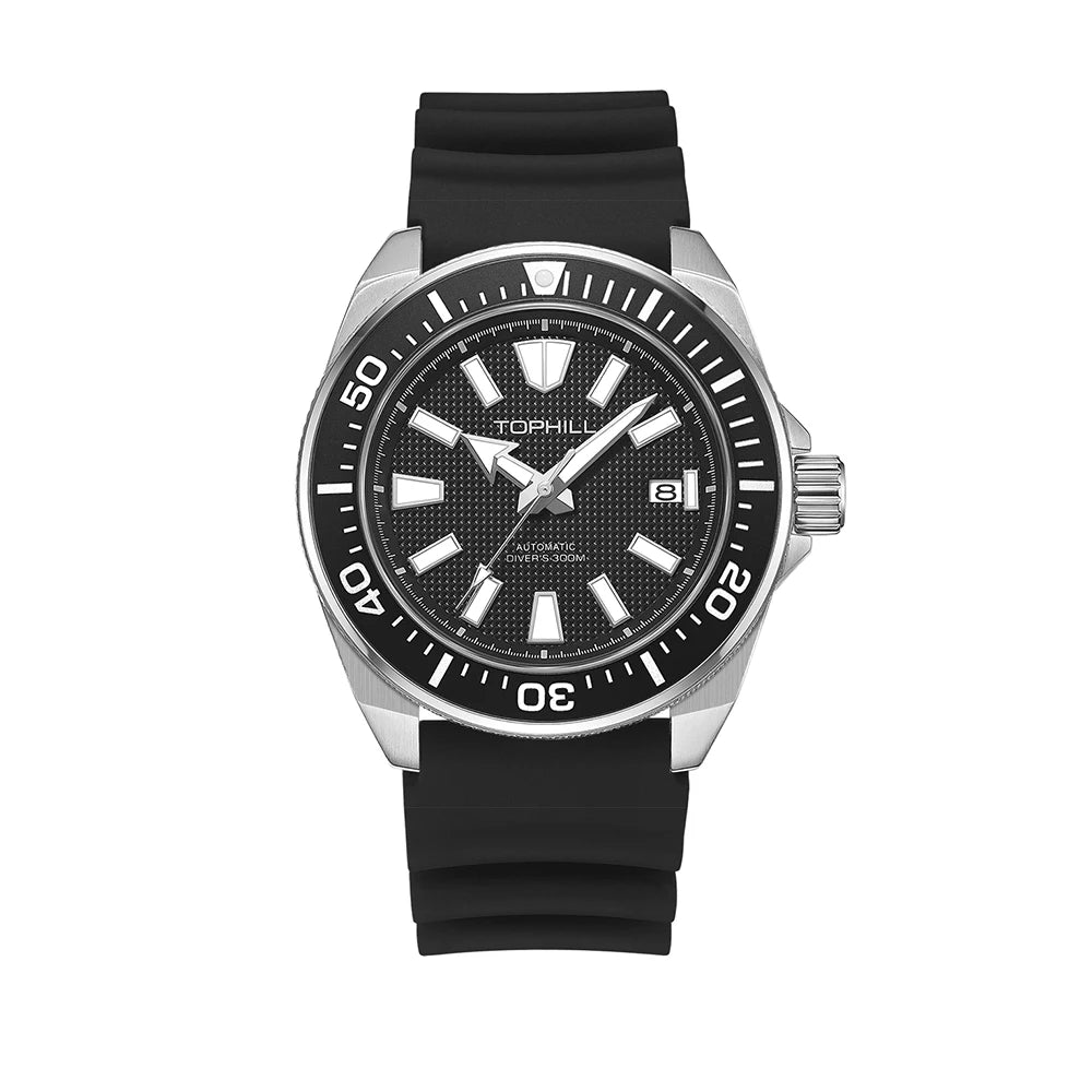 TOPHILL Sports Diving Watch 300M Waterproof Super Luminous 43.5Mm Big Dial Automatic Mechanical Men'S Wristwatch Sapphire Mirror