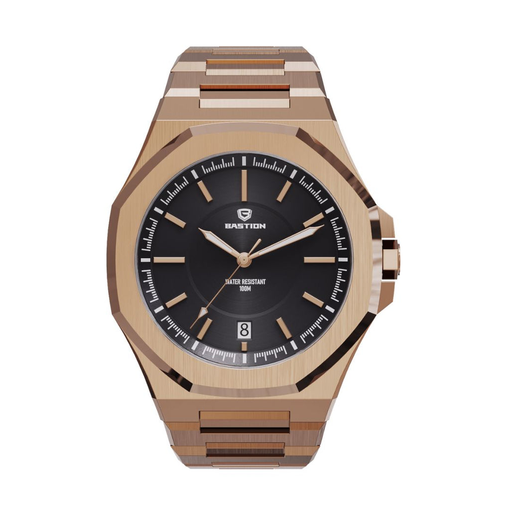 NOMAD - STAINLESS STEEL AUTOMATIC 42MM WATCH, WATERPROOF 10ATM (100m)