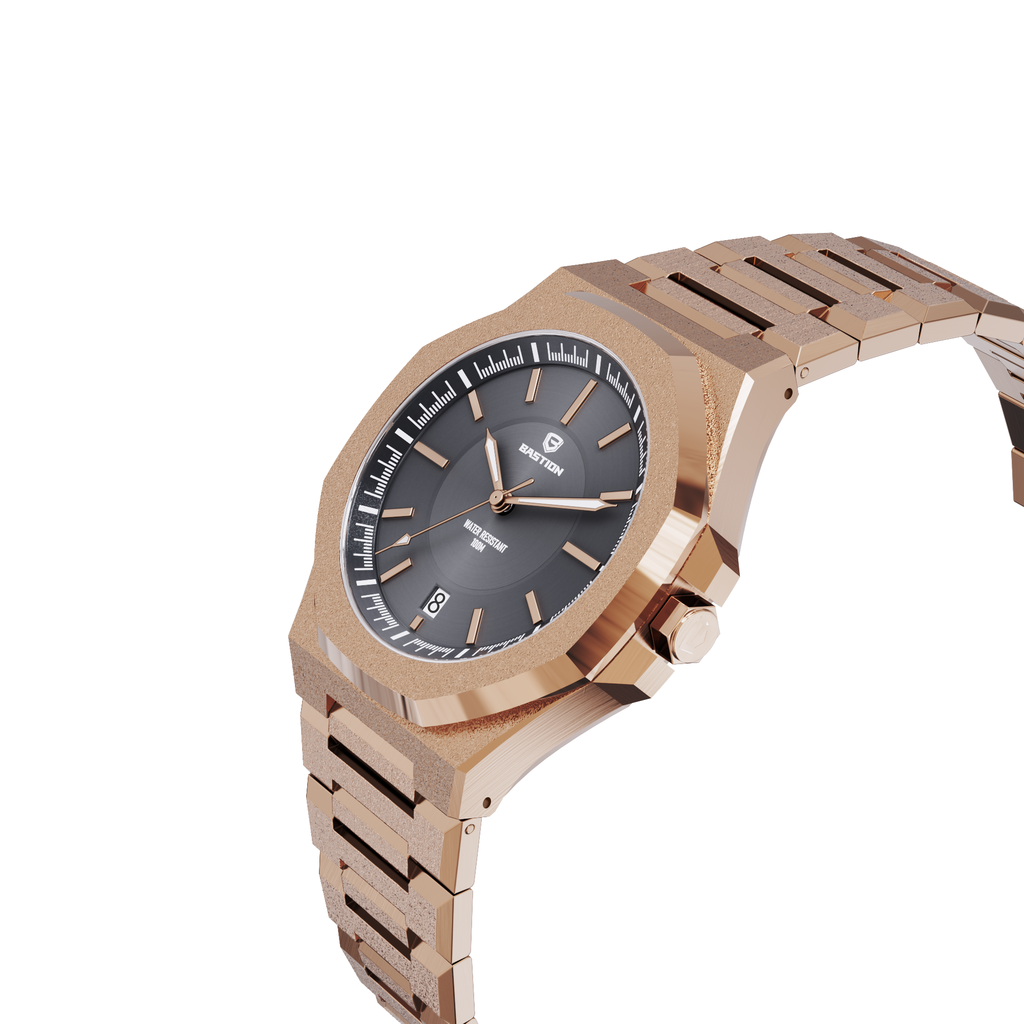 NOMAD - STAINLESS STEEL AUTOMATIC 42MM WATCH, WATERPROOF 10ATM (100m)