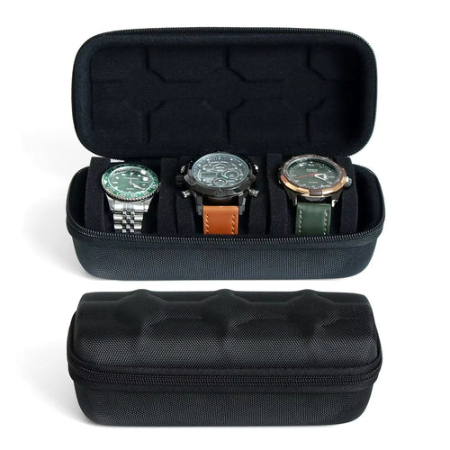 2/3/5 Slot EVA Watch Travel Case for Men Portable Single Watch Storage