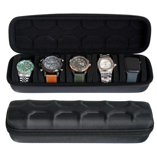 2/3/5 Slot EVA Watch Travel Case for Men Portable Single Watch Storage