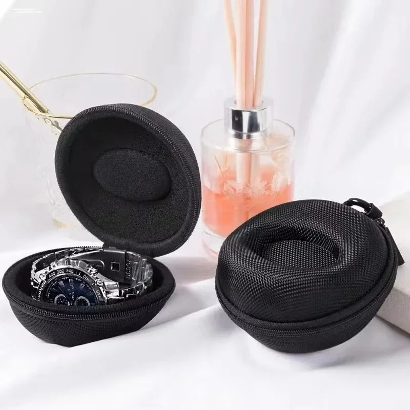 Portable Watch Travel Case EVA Watch Storage Box Waterproof Watch
