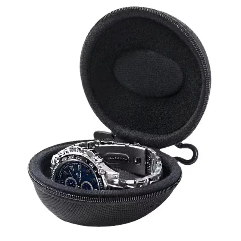 Portable Watch Travel Case EVA Watch Storage Box Waterproof Watch