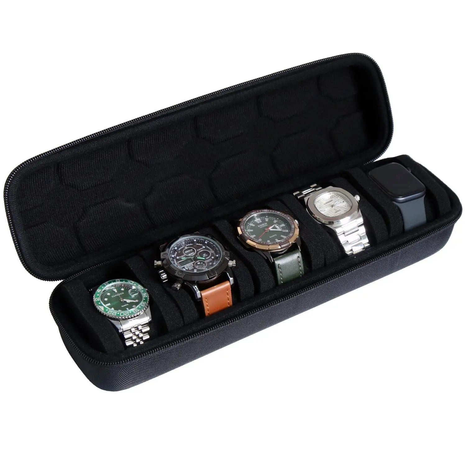 2/3/5 Slot EVA Watch Travel Case for Men Portable Single Watch Storage