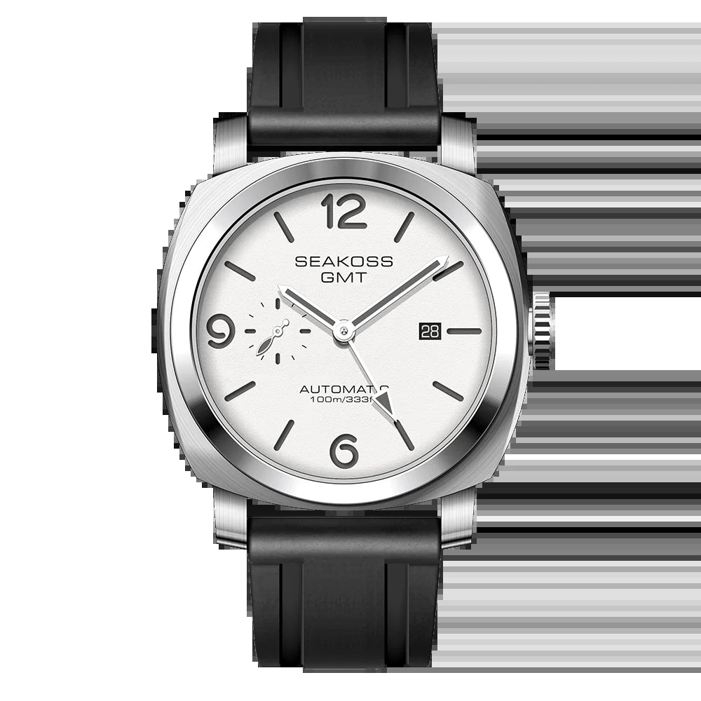 GMT Diving Automatic Mechanical Watches Men 1963 ST2557 Seagull Movement 316L Super Luminous Calendar 10Bar Wristwatches