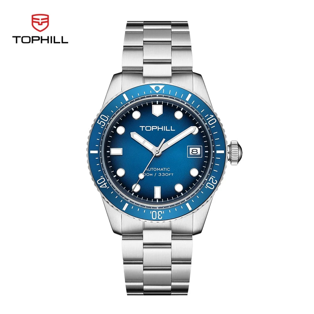 TOPHILL Watches Business Automatic Movement NH35 Mechanical Watches 10Bar Waterproof